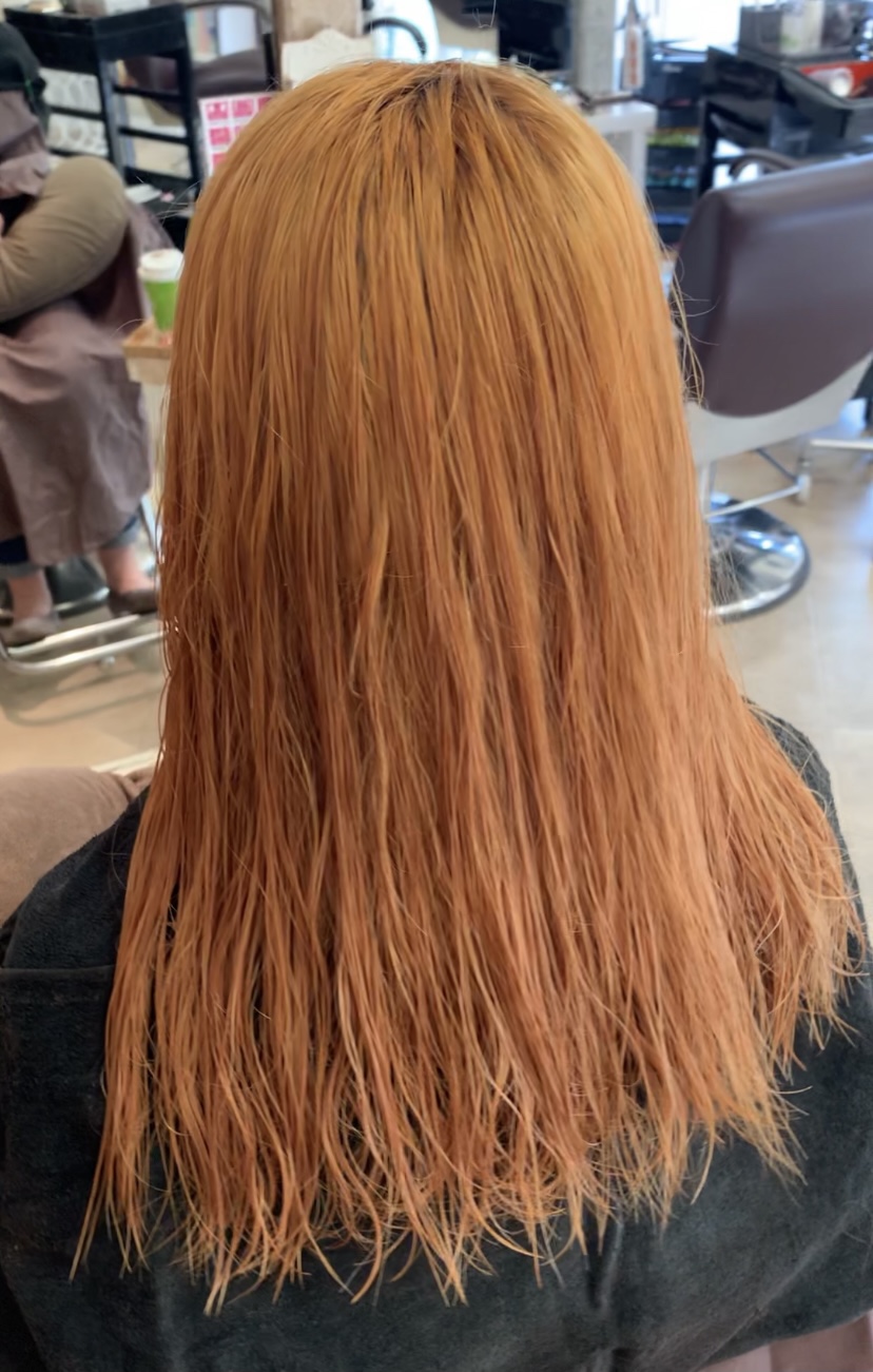 1回のブリーチでミルクティーベージュに！ gossip